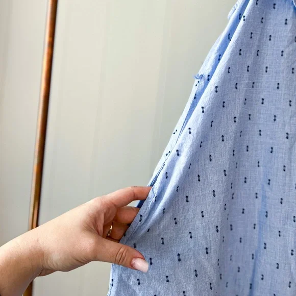 Seersucker Babydoll Dress - Picture 5 of 5